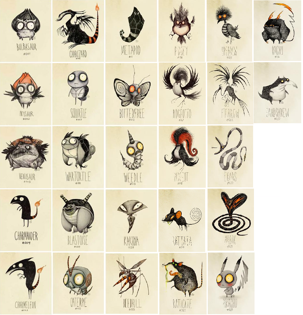 Tim Burton Pokemon