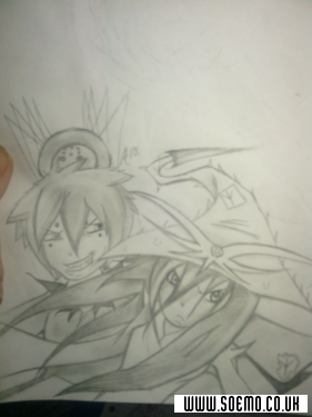 Anime wolf that I drew when I was bored : /